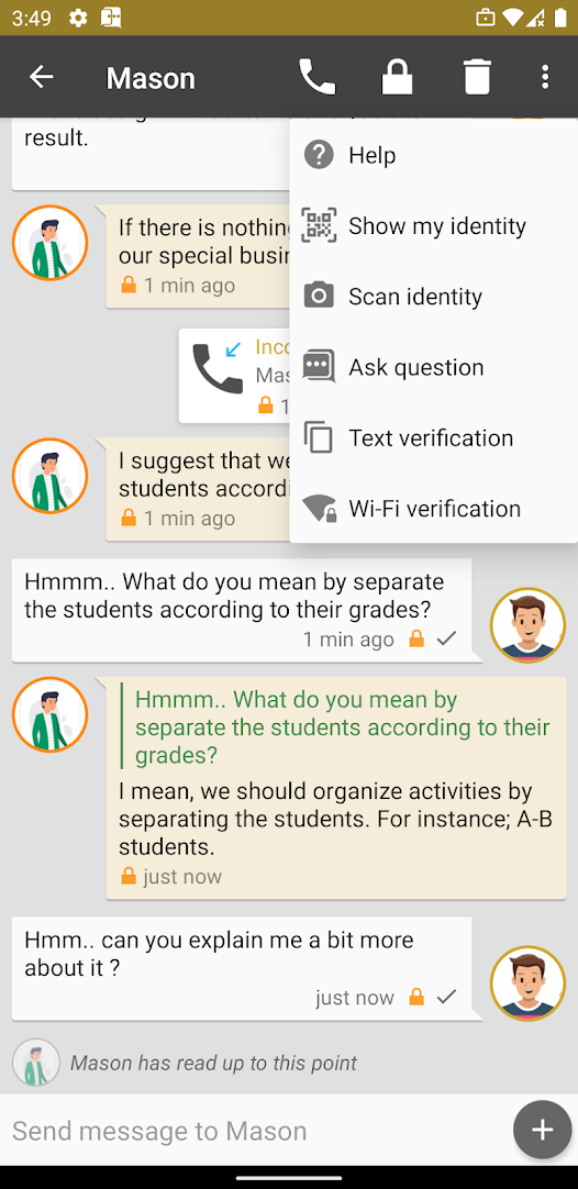 Armadillo Chat app screenshot 2