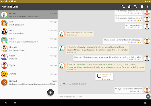 Armadillo Chat app screenshot 6